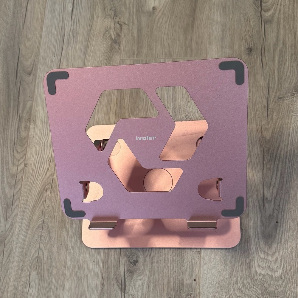 Ivoler Rose Gold Adjustable Laptop Stand for Home Office mint condition